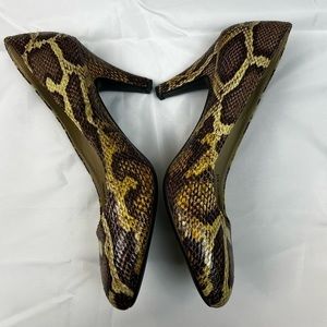 Naturalizer Women's‎ Clava Pump N5 Comfort Snake Jungle Pattern 8 1/2 W